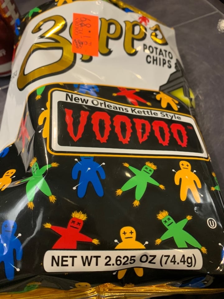 photo of Zapp's Potato Chips Zapps Potato Chips New Orleans Kettle Style Voodoo shared by @llamalover on  14 Nov 2019 - review