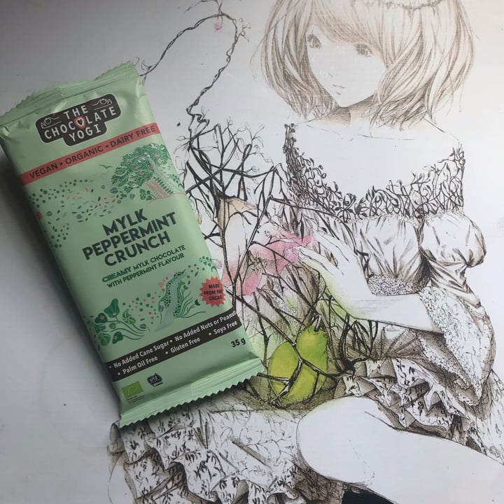 review photo of The Chocolate Yogi Mylk Peppermint Crunch shared by @natashathevegan on 05 Nov 2020 - review