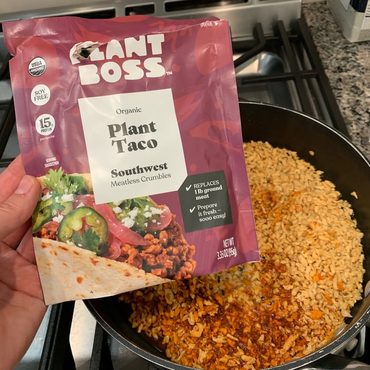 photo of Plant Boss Organic Plant Taco shared by @andreadal on  11 May 2022 - review