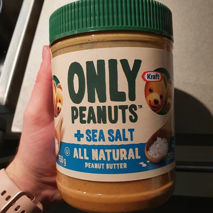 photo of Kraft Only Peanuts & Sea Salt - Peanut Butter shared by @sensitivequeer on  18 Dec 2020 - review