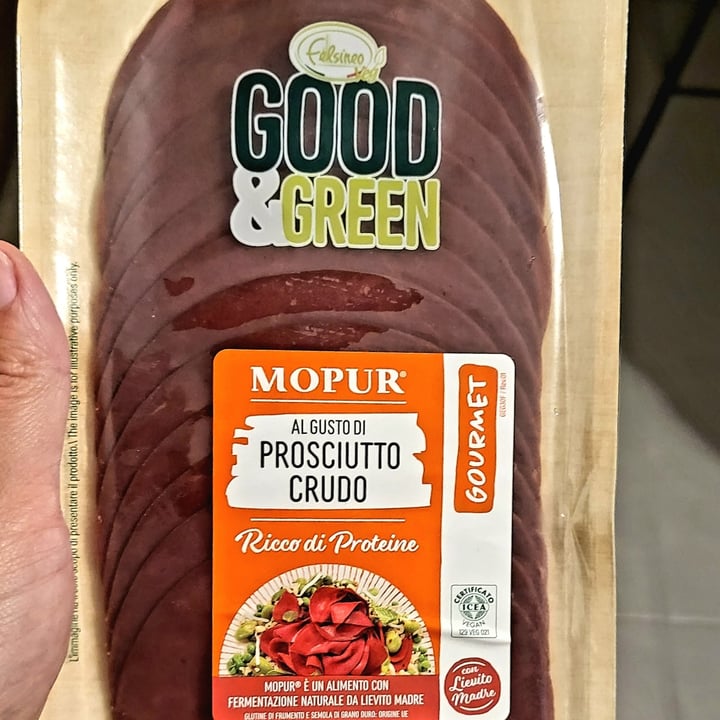 photo of Good & Green Affettato di mopur al gusto di prosciutto crudo shared by @silvia33 on  29 Jun 2022 - review