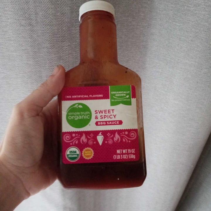 photo of Simple Truth Sweet & Spicy BBQ Sauce Organic shared by @innerplanehoops on  15 Aug 2021 - review