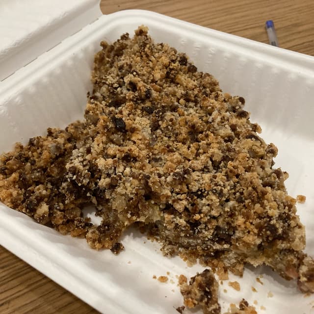 Foto del piatto “Sbrisolona banane e cioccolato”