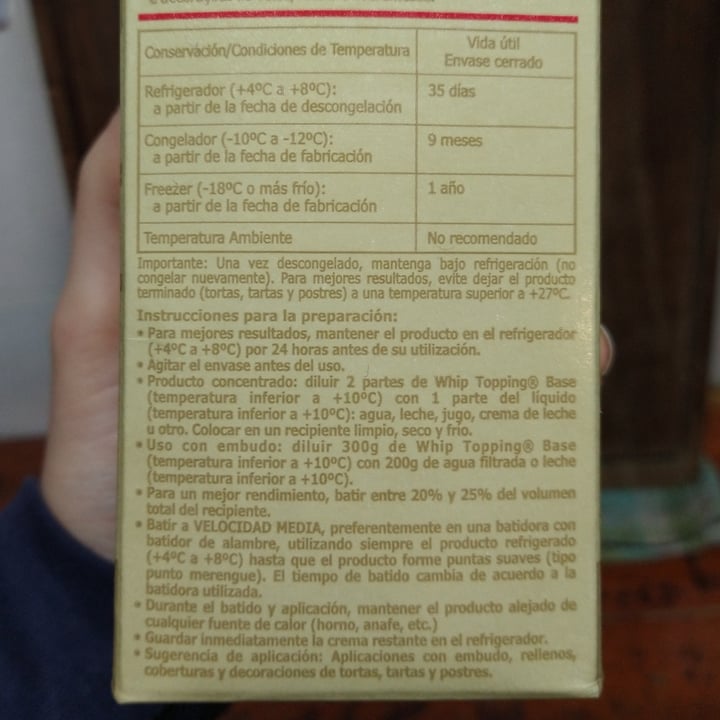 review photo of Richs Whip Topping Base shared by @rutistecnocolor on 31 May 2021 - review
