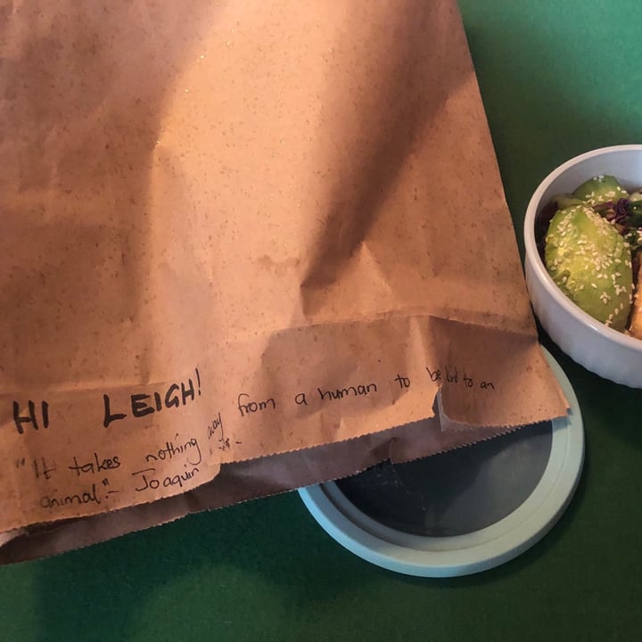photo of Niche the Vegan Eatery Peanut Sesame Soy Noodles with Crispy Tofu shared by @leighclare29 on  31 Aug 2020 - review
