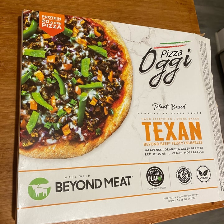photo of Pizza Oggi Texan Pizza shared by @santo-vegano on  31 Jan 2022 - review