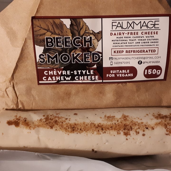 photo of Fauxmage Beech Smoked Chèvre-Style Cashew Cheese shared by @colleenc on  11 Jul 2020 - review
