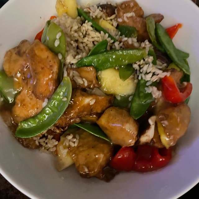Foto del piatto “Mango Chicken”
