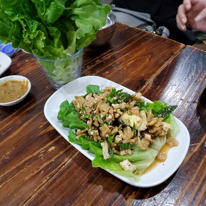 photo of Thai Vegetarian Food Minced Veggie Meat w/ Lettuce Wraps shared by @moosewong on  04 Jun 2022 - review