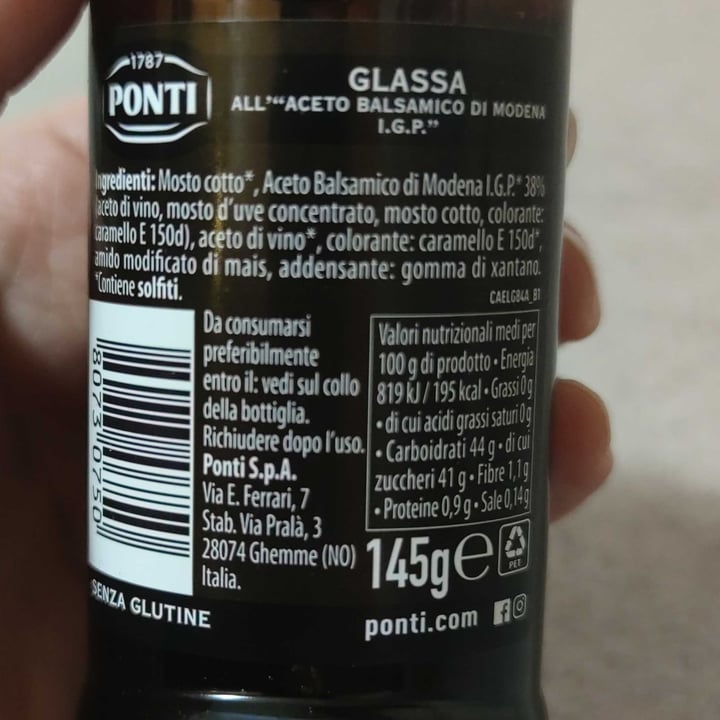 photo of Ponti Glassa all'aceto balsamico shared by @vale2781 on  21 Apr 2022 - review