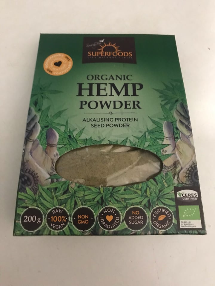 photo of Flow Foods Hemp Powder shared by @orilovato on  22 Jul 2019 - review