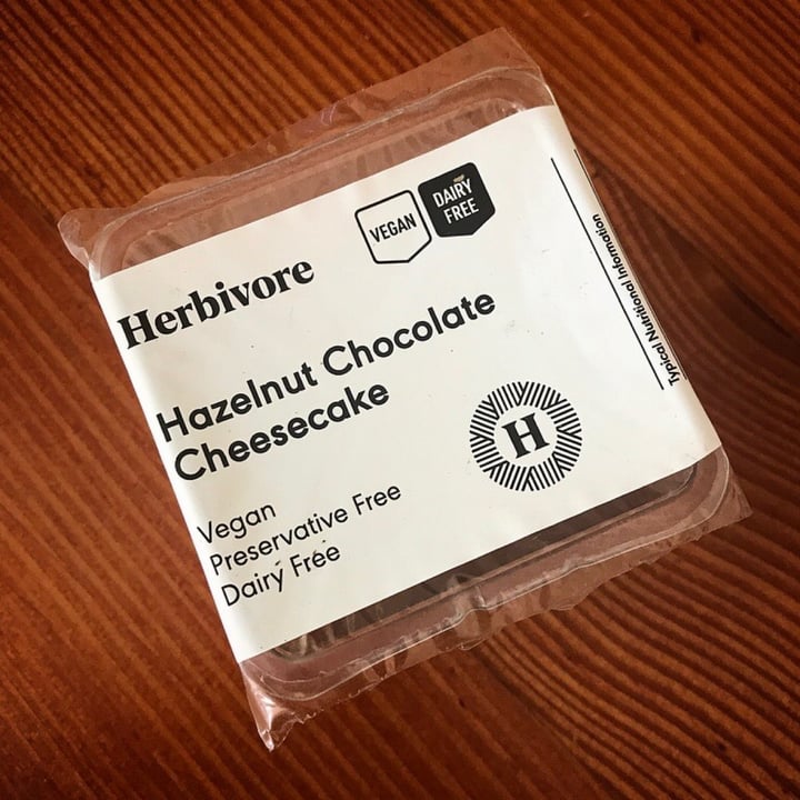 photo of Herbivore Hazelnut Chocolate Cheesecake shared by @capetownvegan on  24 Dec 2020 - review