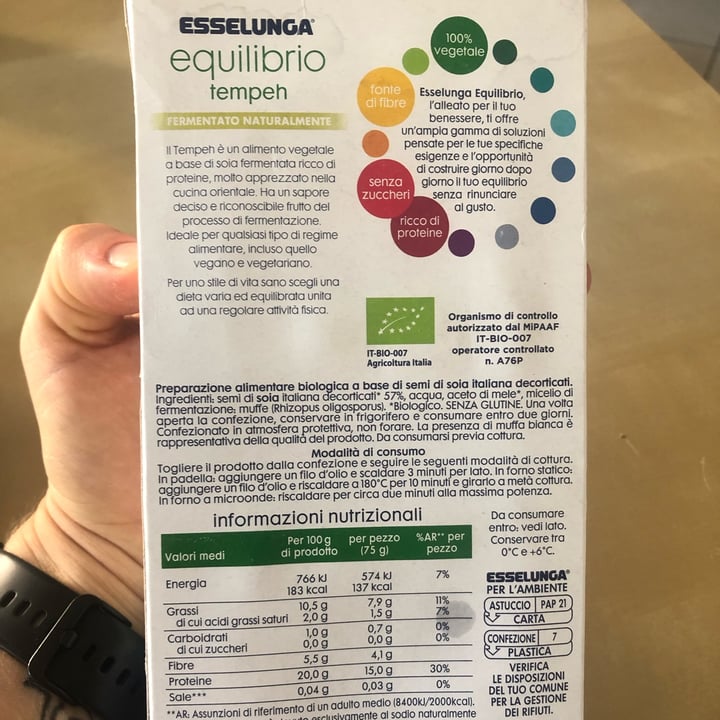 review photo of Esselunga tempeh shared by @maddalenab on 18 May 2022 - review