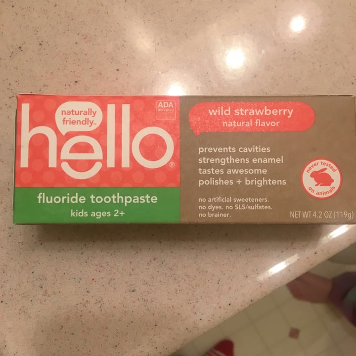 review photo of Hello Hello Fluoride Toothpaste Kids 2+ shared by @erika1 on 28 Apr 2020 - review