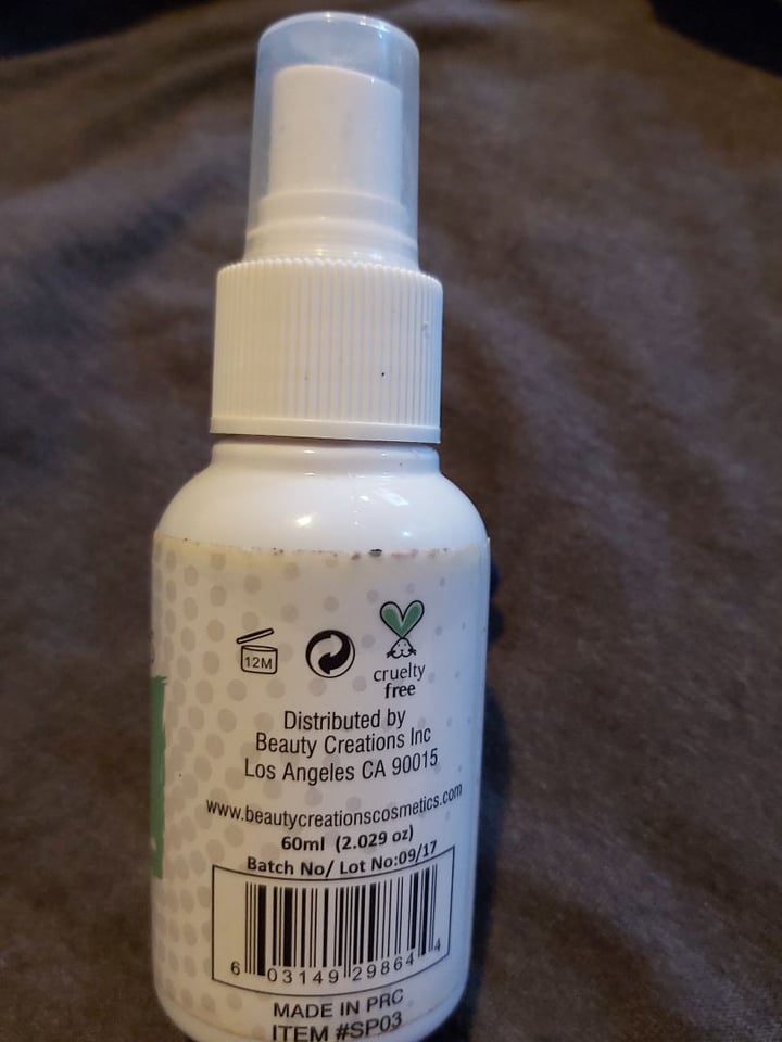 photo of Beauty Creations Pro Mate Oil Primer Control shared by @rattus on  27 Jan 2020 - review