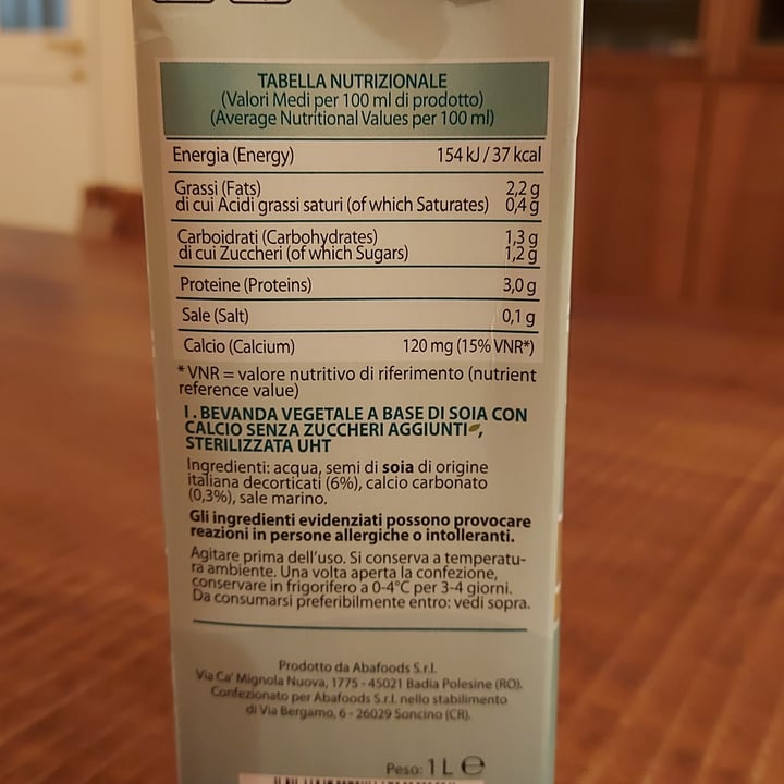 review photo of Soia Sì Latte Di Soia Senza Zucchero shared by @maddyveggy on 28 Feb 2022 - review