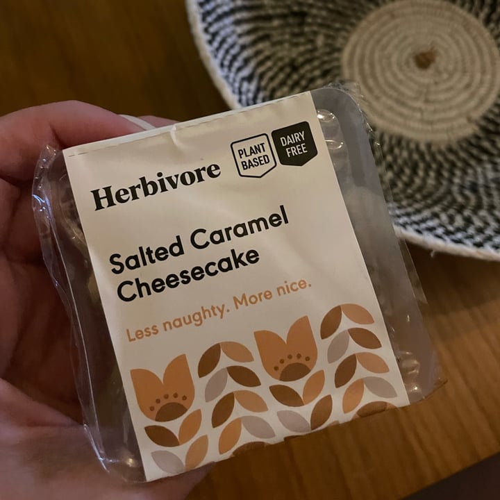 review photo of Herbivore Salted caramel cheesecake shared by @samantha-a on 27 Nov 2021 - review