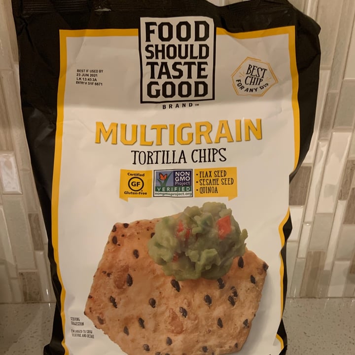 photo of Food Should Taste Good Multi grain Tortilla Chips shared by @jodymcde on  25 Mar 2021 - review