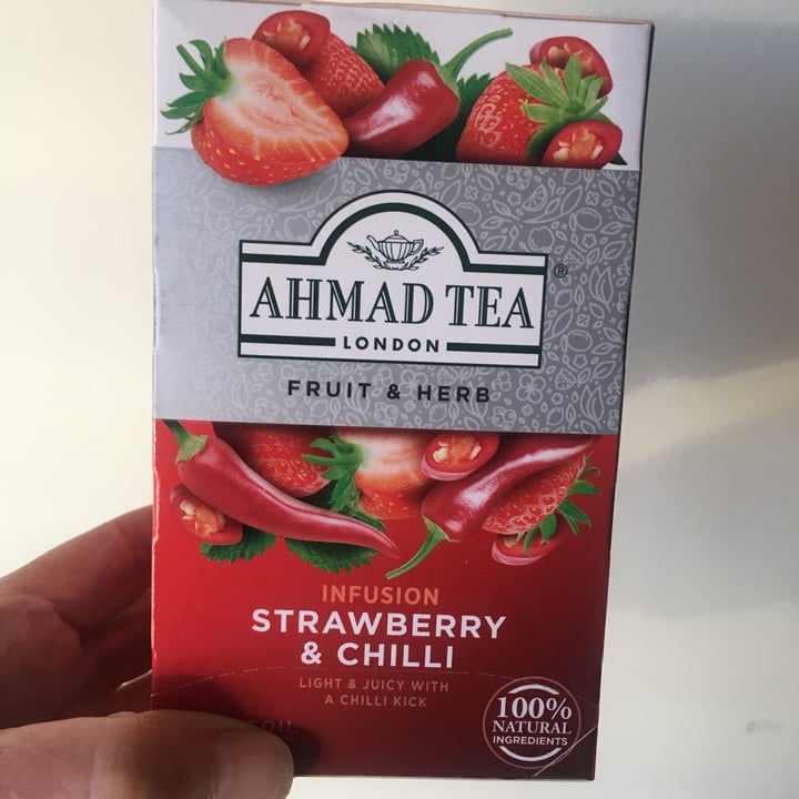 photo of Ahmad Tea London Strawberry and chili shared by @gillhibbitt on  08 Apr 2022 - review