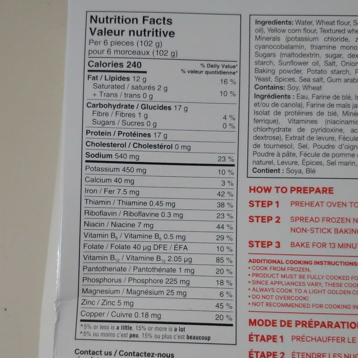 photo of Simulate® Simulate Chicken Original Nuggs shared by @mllemurphy on  09 Dec 2021 - review