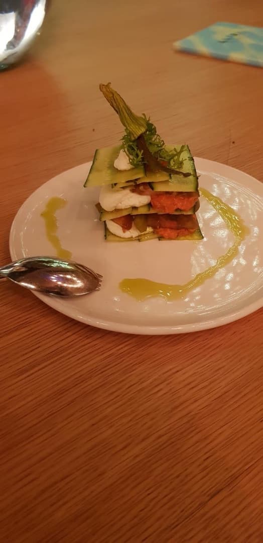 Photo of the dish “Heirloom Tomato & Zucchini Lasagne”