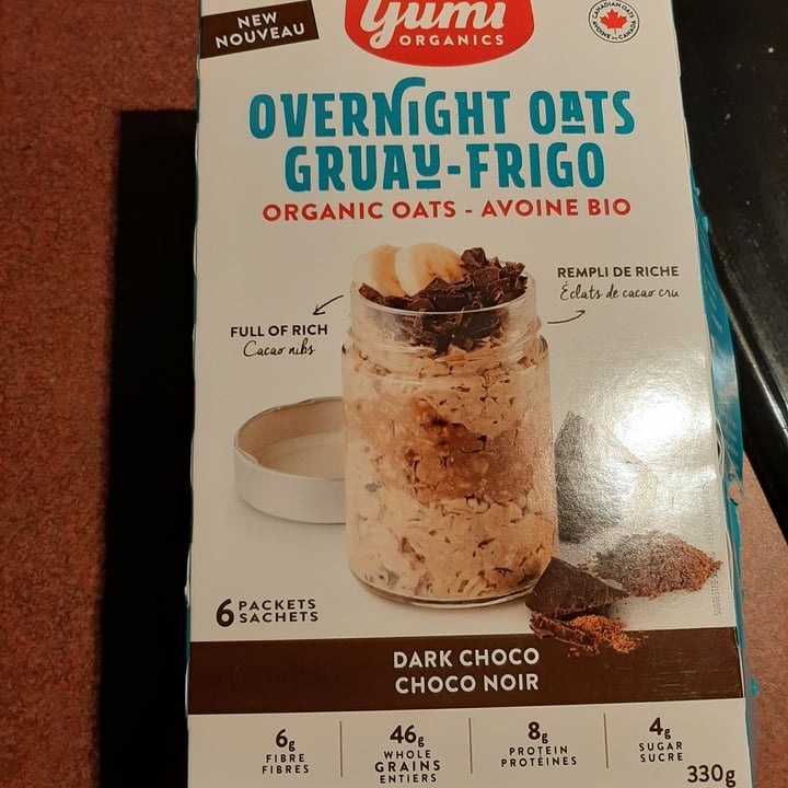 photo of yumi organics Dark Choco Overnight Oats shared by @alix04 on  02 Dec 2020 - review