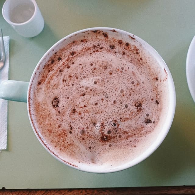 Photo of the dish “Capuchino Caramel Con Leche De Almendras”