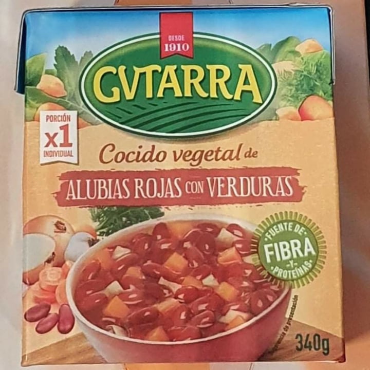 photo of Gvtarra Alubias rojas con verduras shared by @veganflor on  18 Oct 2020 - review