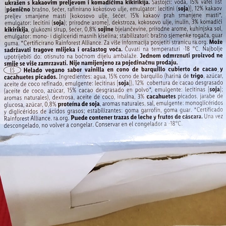 review photo of Vemondo Vegan Ice Cream Vanilla Flavour shared by @vegan-ana on 25 Jul 2021 - review