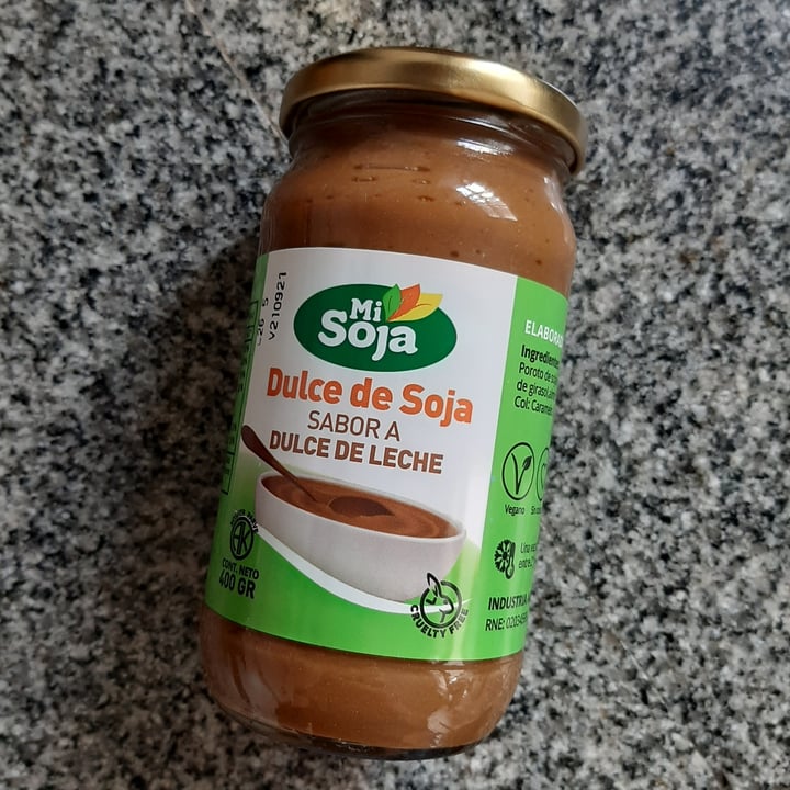 review photo of Mi Soja Dulce de Soja sabor a Dulce de Leche shared by @larafernandezn on 22 Jan 2021 - review