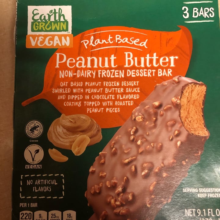 photo of Earth Grown Non-Dairy Dessert Bar (Peanut Butter) shared by @annettej on  18 May 2022 - review