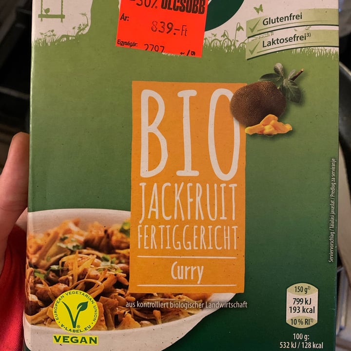 photo of Natur Aktiv Jackfruit Curry shared by @veganett on  19 Jan 2021 - review