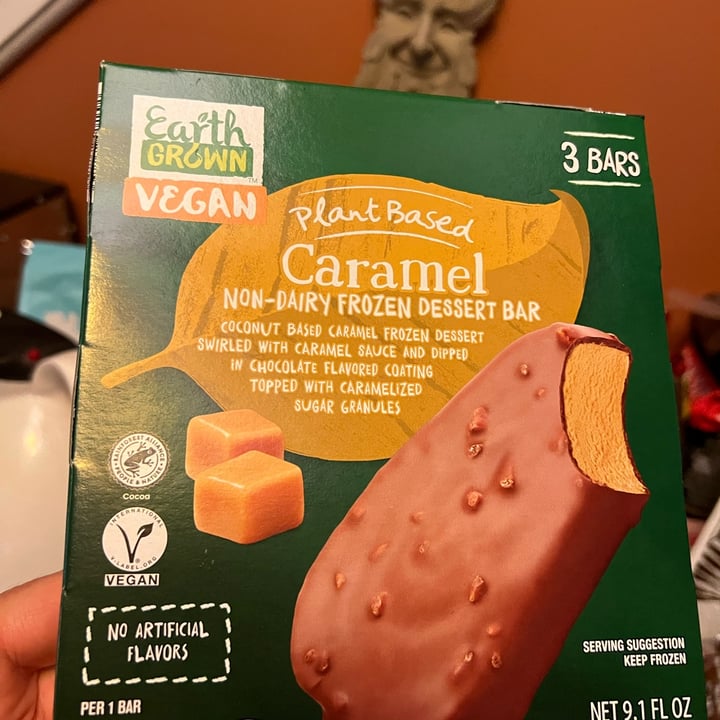 photo of Earth Grown Carmel Non Dairy Dessert Bar shared by @allycat38 on  04 Oct 2022 - review