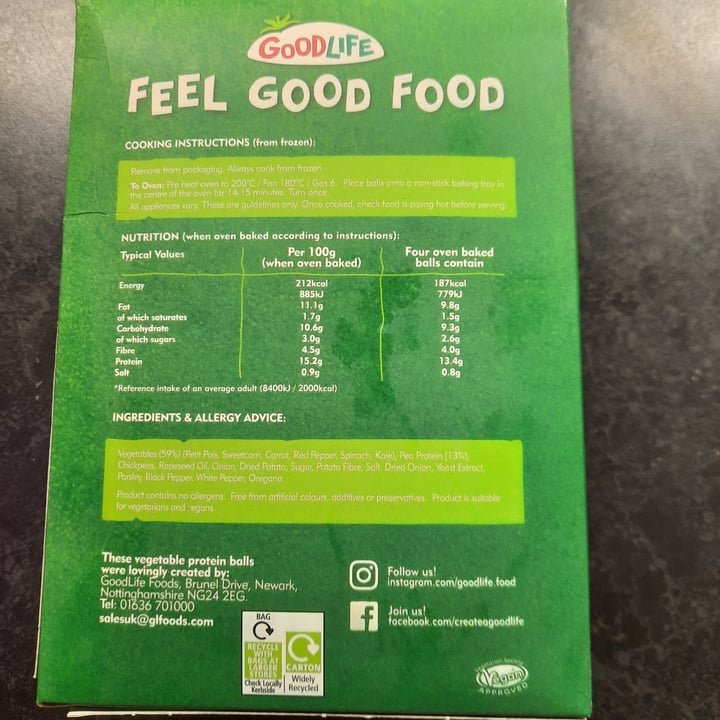 photo of Goodlife Vegetable Protein Balls shared by @vihervn on  14 Apr 2021 - review