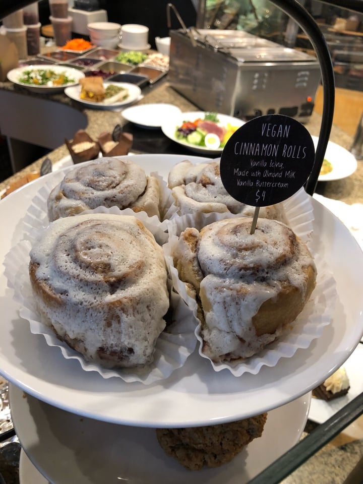 photo of Main Course Catering & Marketplace Cinnamon rolls shared by @officialfatvegan on  21 May 2019 - review