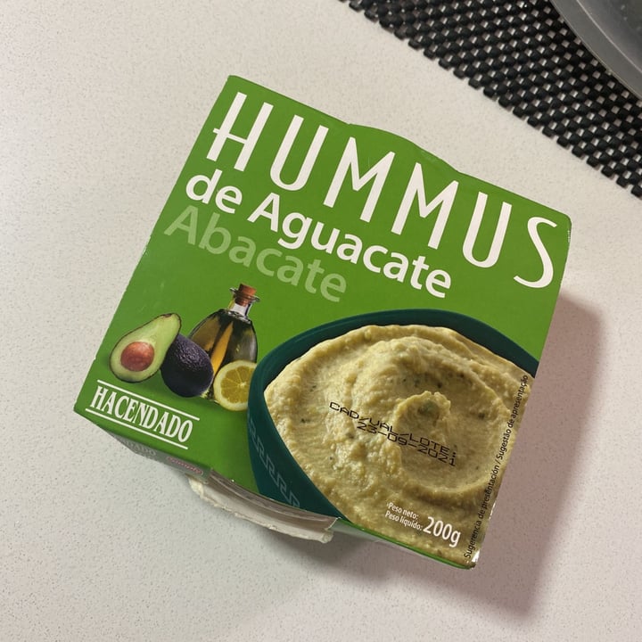 photo of Hacendado Hummus aguacate shared by @nereagmzz18 on  23 Sep 2021 - review