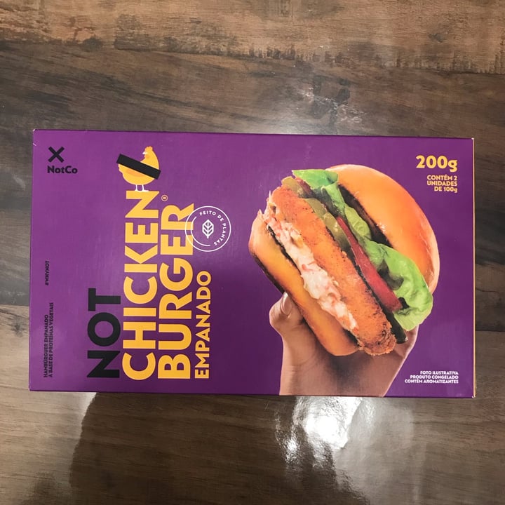 review photo of NotCo Not Chicken Burger Empanado shared by @vitoriaj on 04 Jun 2022 - review