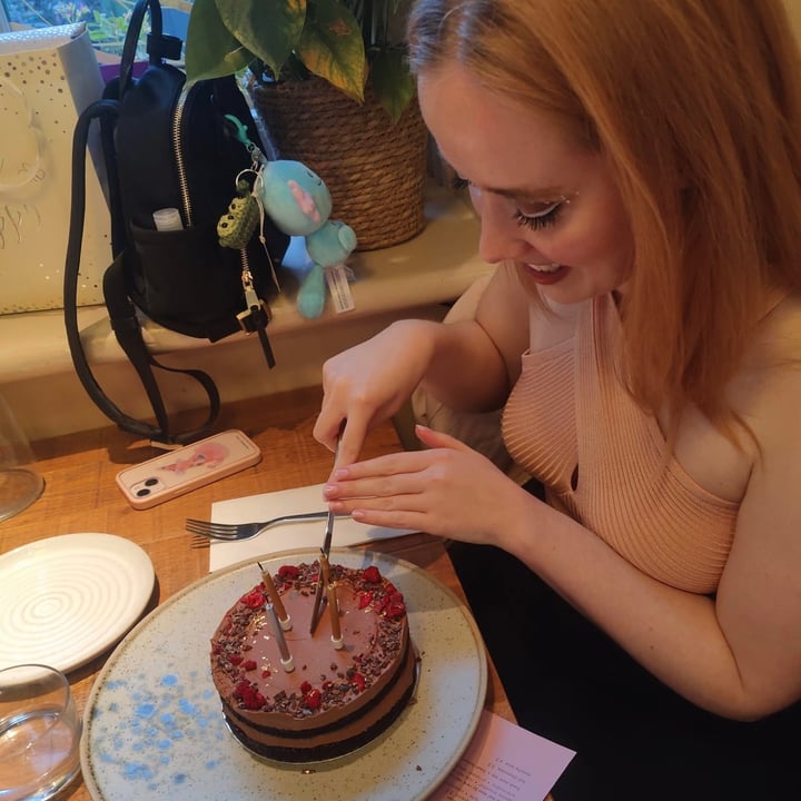 review photo of Cutter & Squidge Vegan Chocolate Fudge Cake shared by @abbyflo on 17 Sep 2022 - review