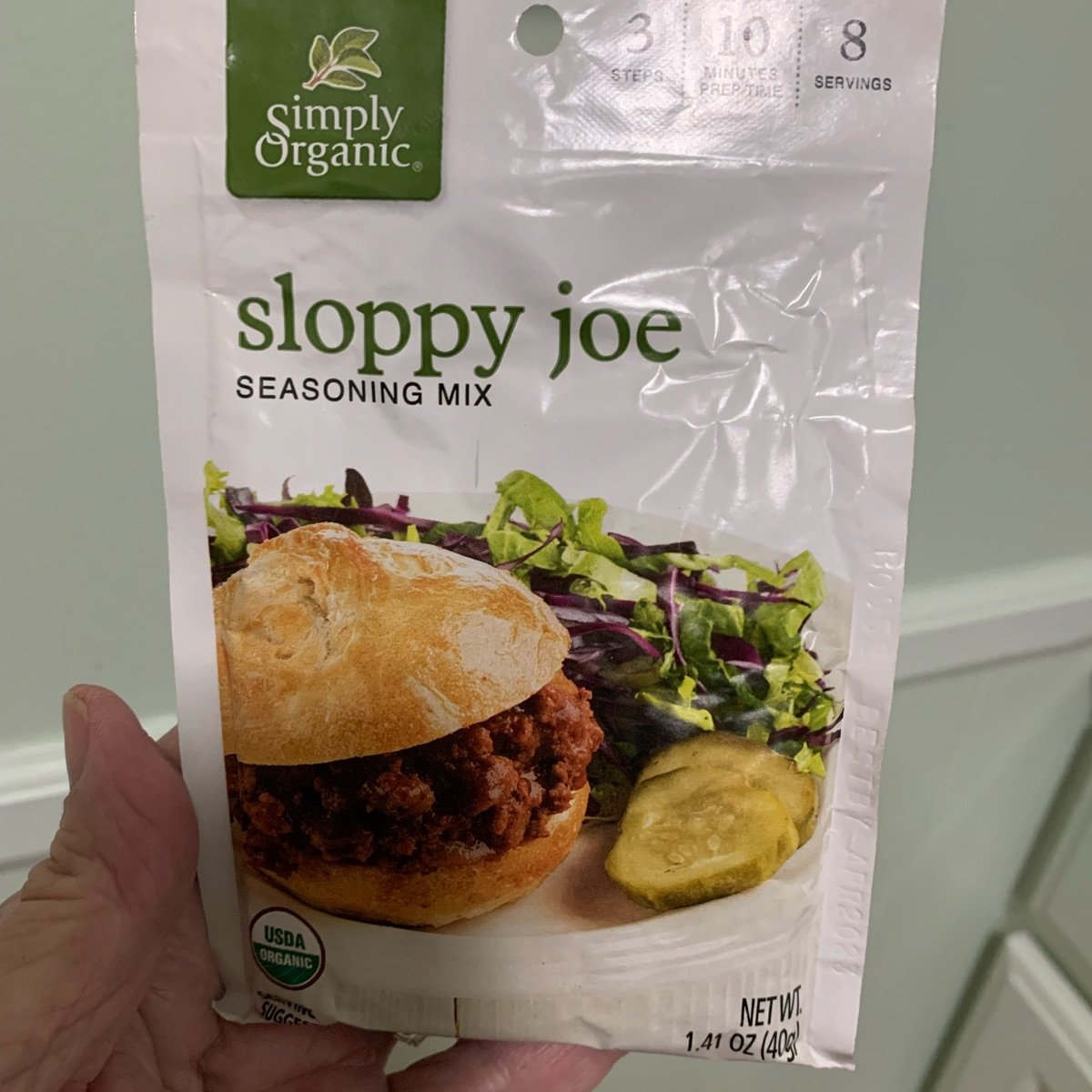 Simply Organic Sloppy Joe Seasoning Mix 1.41 oz.