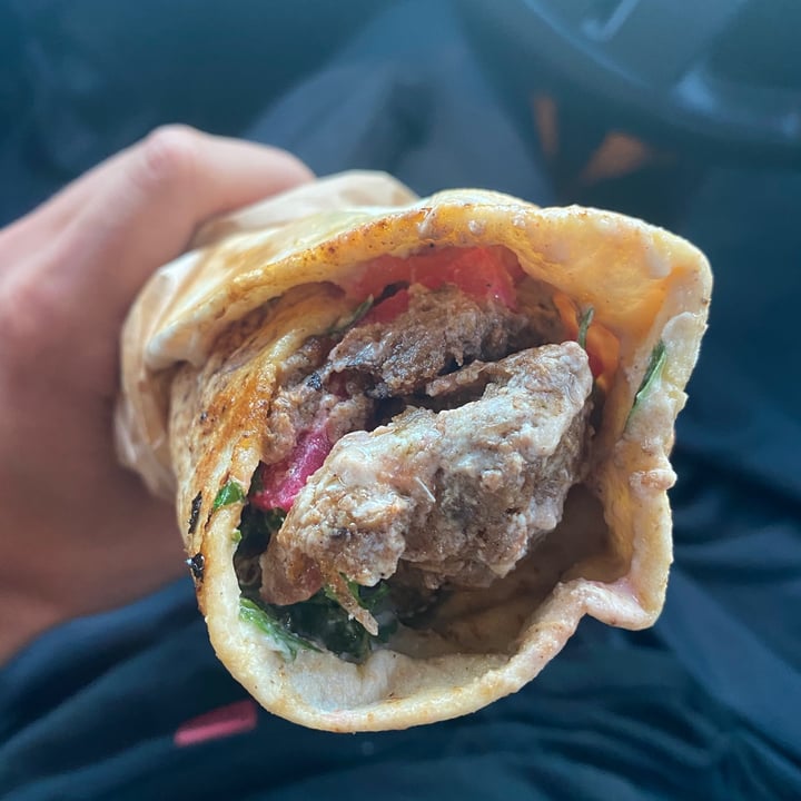 photo of Vegan Lebanese Street Food Lamb shawarma wrap shared by @brunowho on  20 Dec 2020 - review