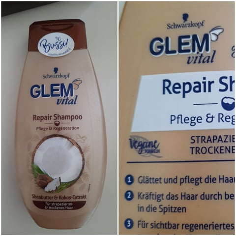 Schwarzkopf Glem vital repair shampoo sheabutter&cocos Reviews | abillion