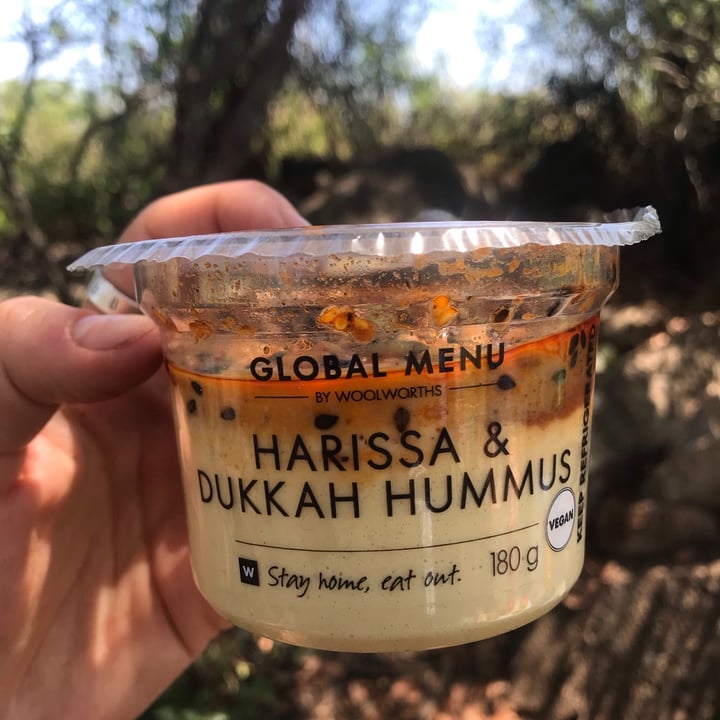 photo of Woolworths Food Harrisa and Dukkah Hummus shared by @meganimal on  08 Nov 2021 - review