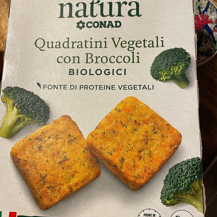 photo of Conad Verso Natura Quadratini Vegetali Con Broccoli shared by @lacompagniadialex on  26 Oct 2022 - review