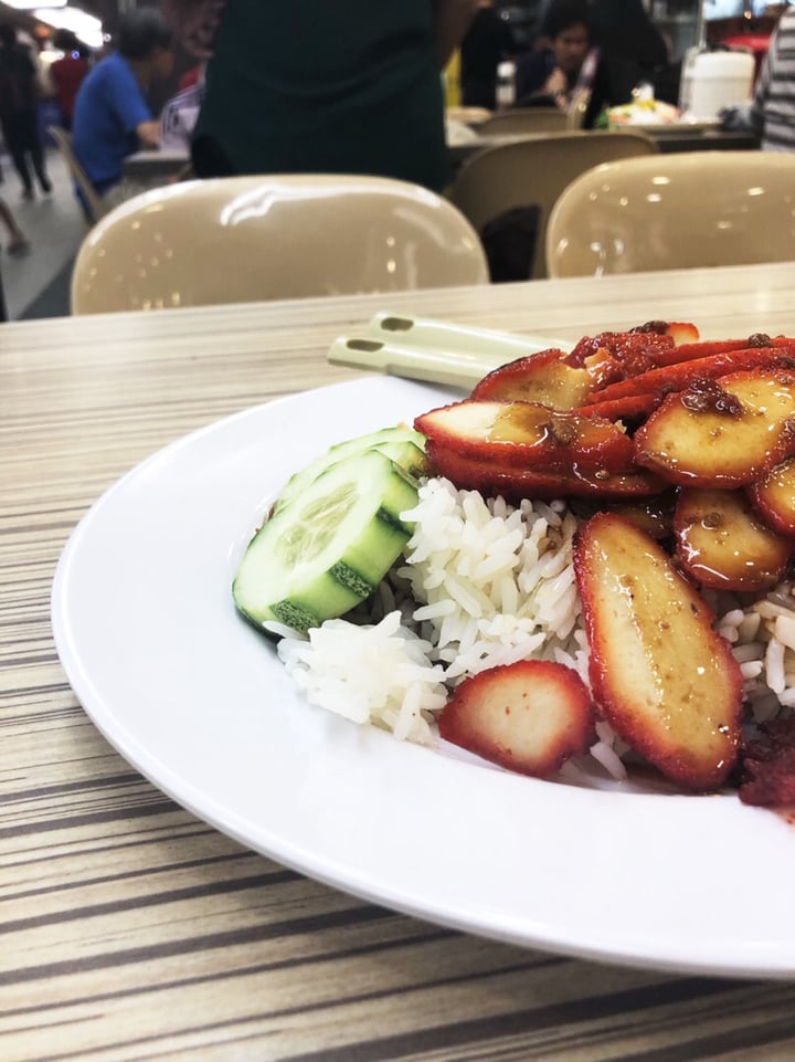 photo of Tanaka Vegetarian Food Char Siew Rice shared by @consciouscookieee on  28 Mar 2019 - review