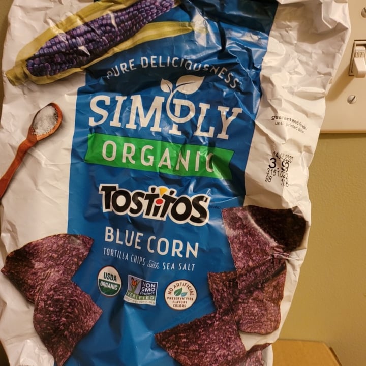 photo of Tostitos Blue Corn Simply Organic shared by @blawar on  31 Dec 2020 - review