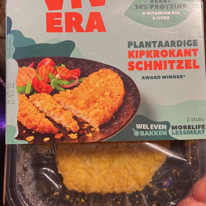 review photo of Vivera Plantaardige kipkrokant schnitzel shared by @1aaronsmit1 on 10 Mar 2022 - review