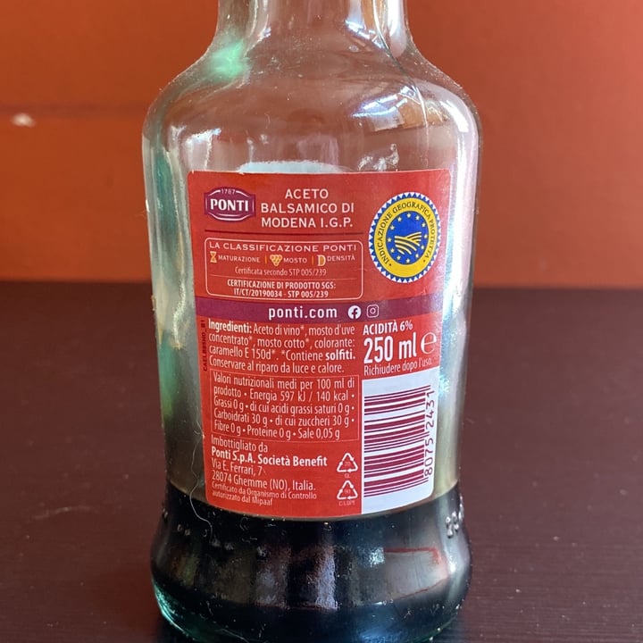 photo of Ponti Aceto balsamico di Modena shared by @luceperte13 on  19 May 2022 - review