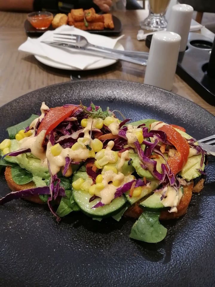 photo of Mugg & Bean Avo And Rainbow Slaw Toast shared by @veronicaclare on  10 Nov 2019 - review