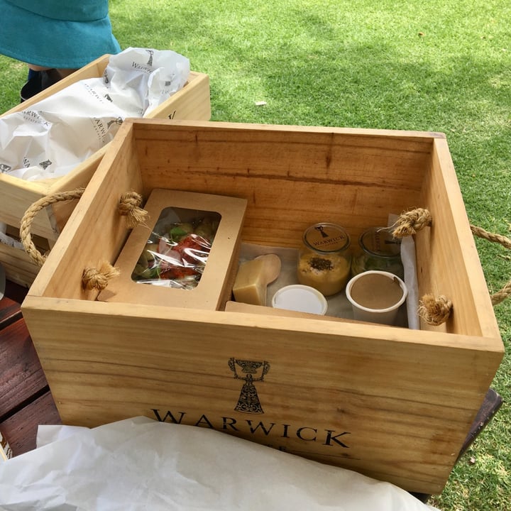 photo of Warwick Wine Estate Vegan picnic shared by @taz on  24 Dec 2020 - review