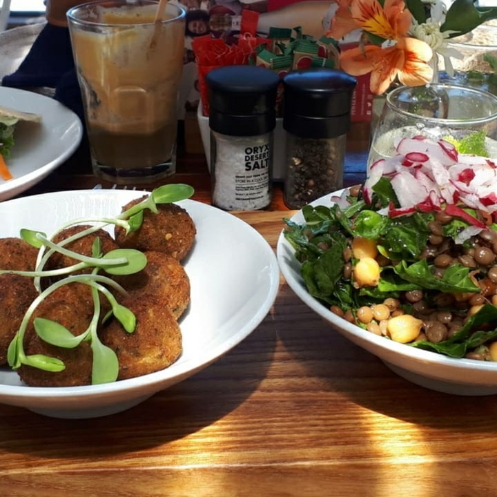 photo of The Courtyard Café Herby falafel balls shared by @kate13 on  05 Sep 2020 - review